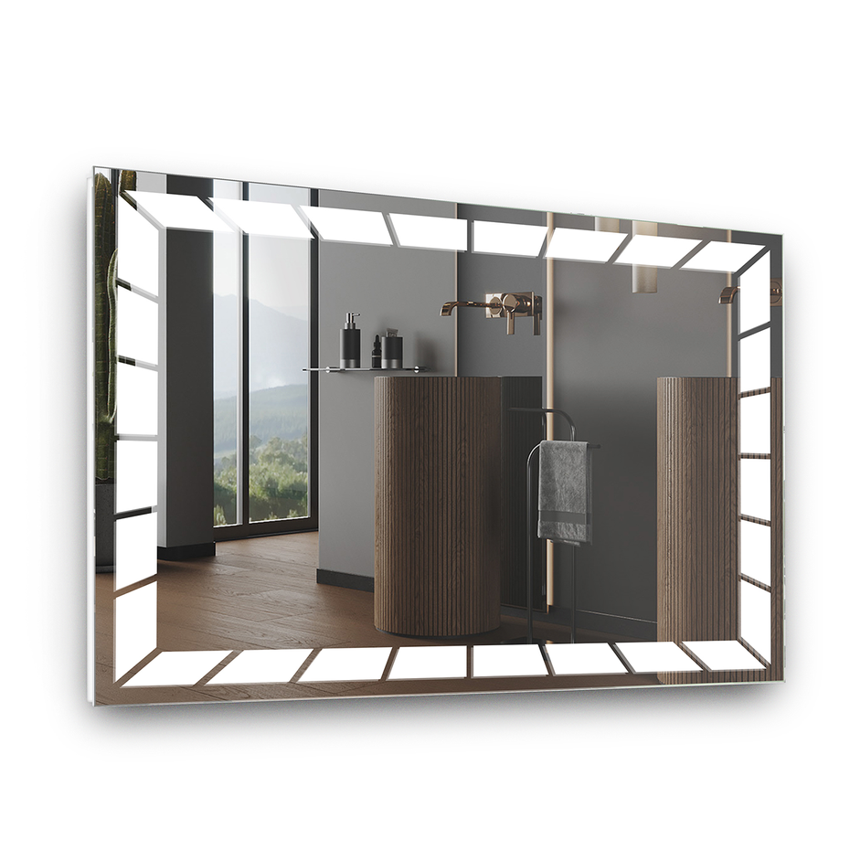 Дзеркало StudioGlass BARTON з підсвіткою прямокутне