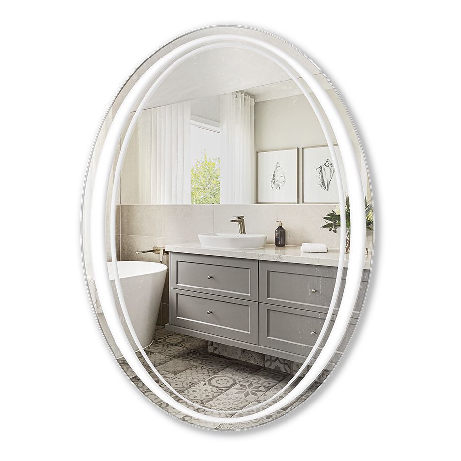 Дзеркало StudioGlass ISEO з підсвіткою овальне