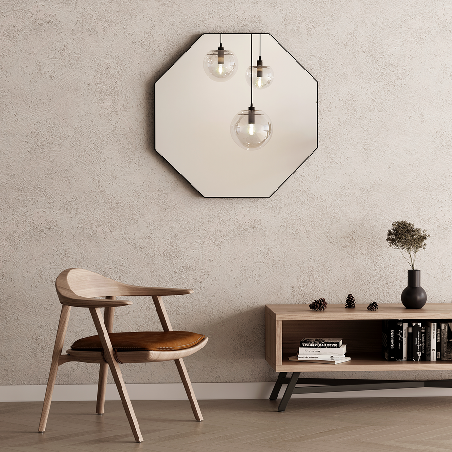 Дзеркало в металевій рамі StudioGlass AMETHYST SQ 6