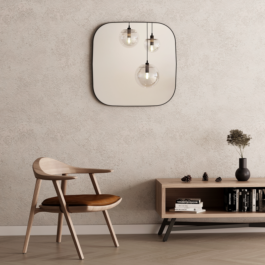 Дзеркало в металевій рамі StudioGlass OPAL SQ