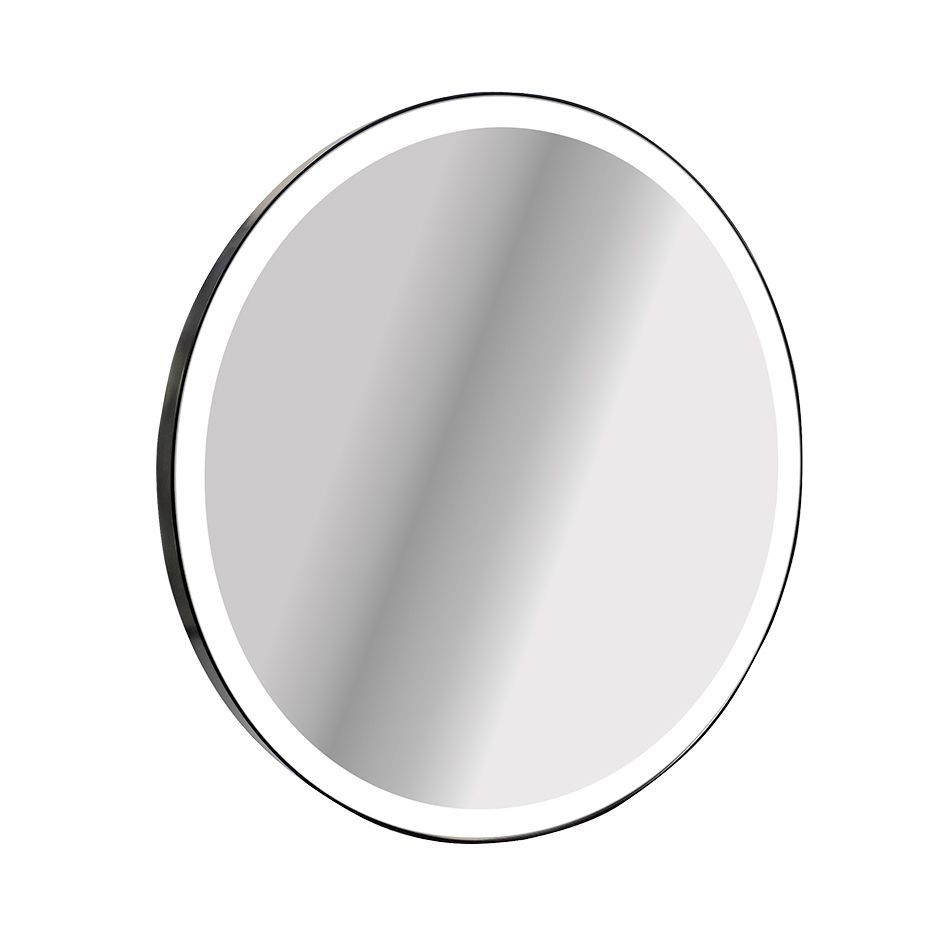 Кругле дзеркало в металевій рамі з LED-підсвіткою StudioGlass YAMATO Iron Mirror
