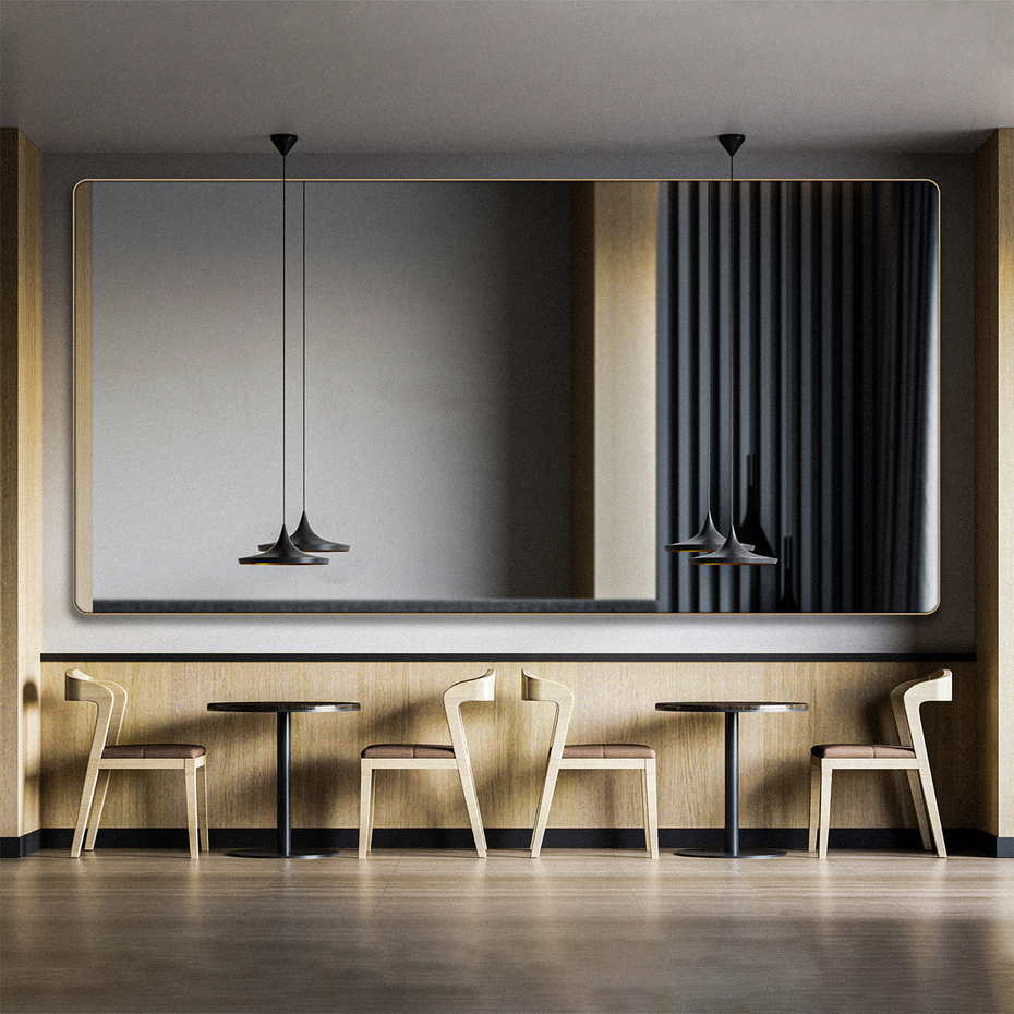 Дзеркало в металевій рамі StudioGlass MEGA MIRROR TRIVOR
